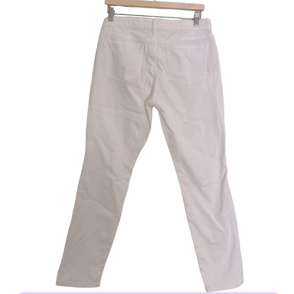 GAP SKINNY WHITE DENIM JEANS SIZE 8/29R - Picture 3 of 4